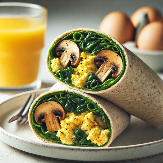 Spinach & Mushroom Wrap Recipe