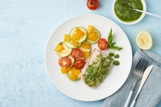 Pesto Baked Salmon