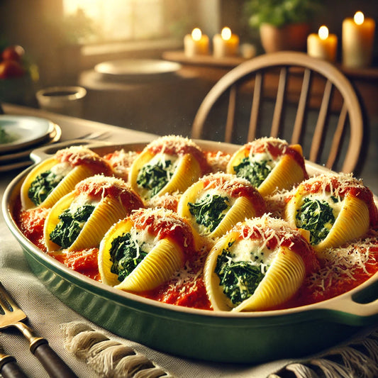 Spinach and Ricotta Stuffed Shells Recipe