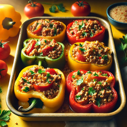 Stuffed Bell Peppers with Turkey Recipe