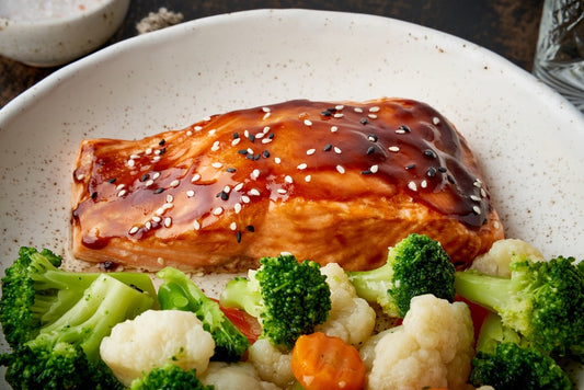Teriyaki Salmon with Stir-Fried Veggies